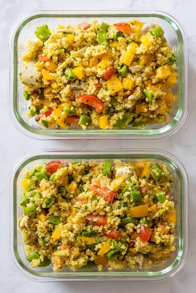 Chicken & Quinoa Meal Prep Bowls