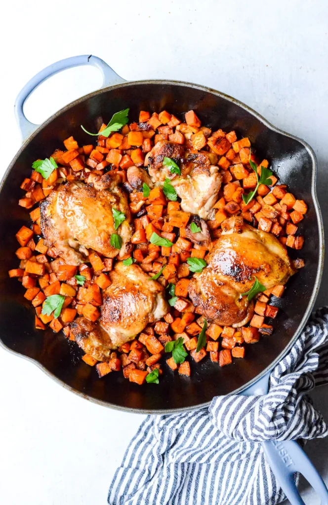 Chicken & Sweet Potato Skillet