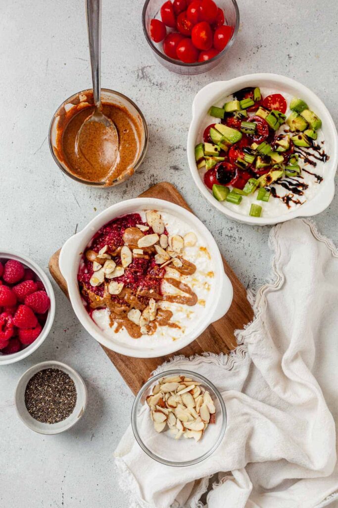 Cottage Cheese & Almond Butter Bowl