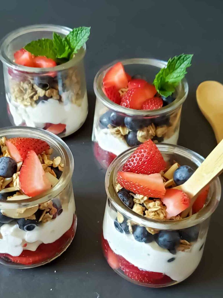 Cottage Cheese & Berry Parfait