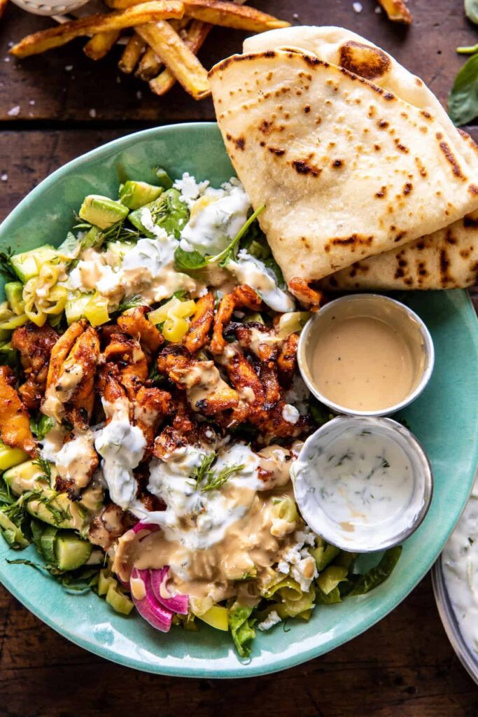 Greek Chicken & Tzatziki Bowl