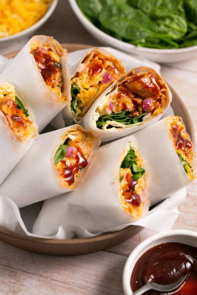High-Protein Chicken Wrap