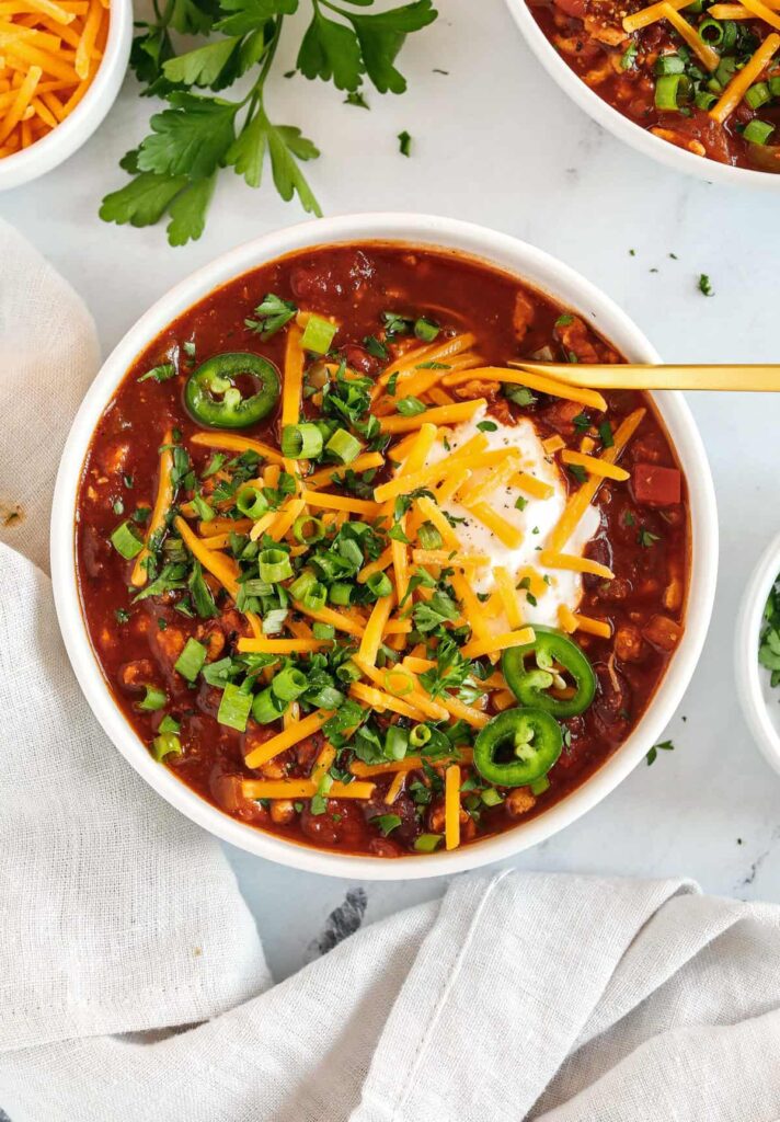 High-Protein Turkey Chili