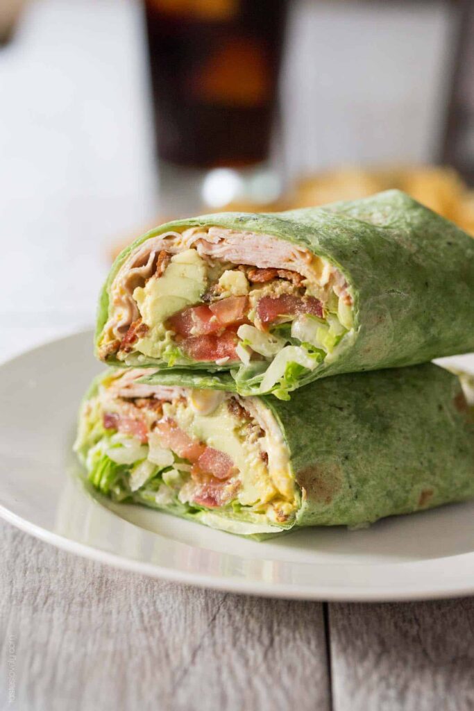 Turkey and Spinach Wrap