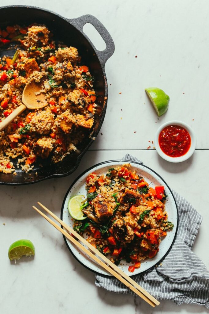 Vegan Tempeh Stir-Fry