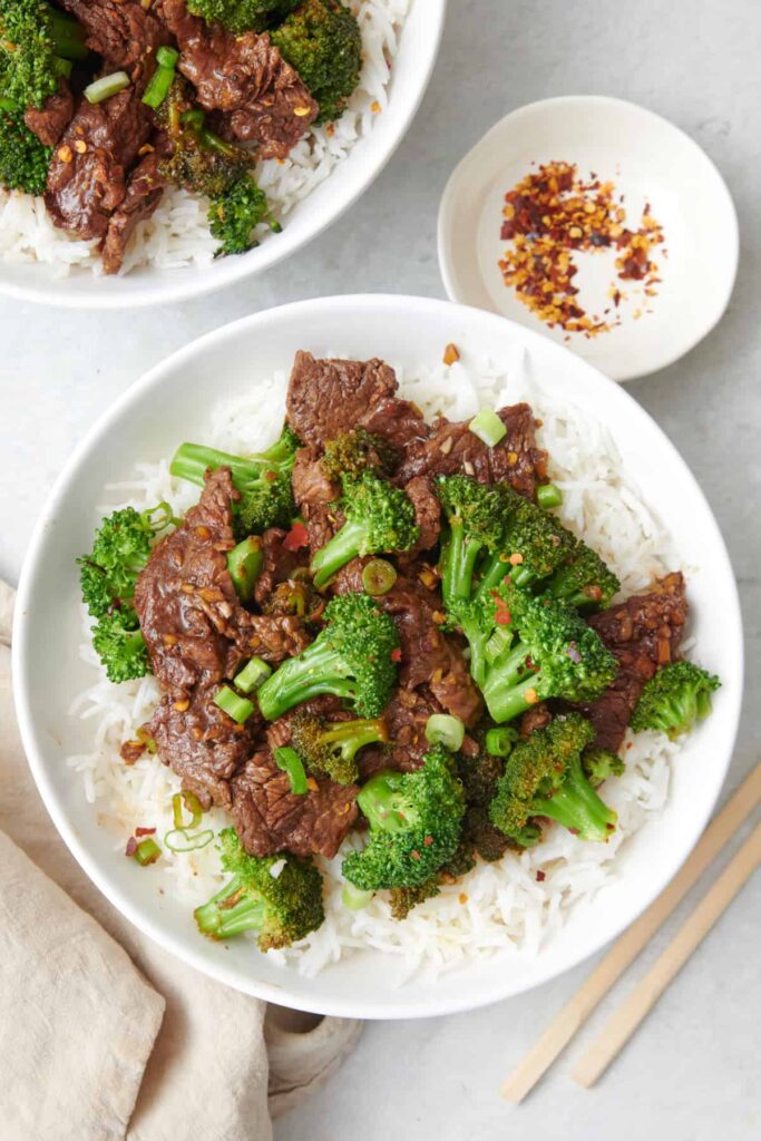 Beef & Broccoli Stir Fry with Rice
