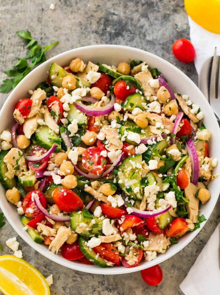 Chickpea & Tuna Salad