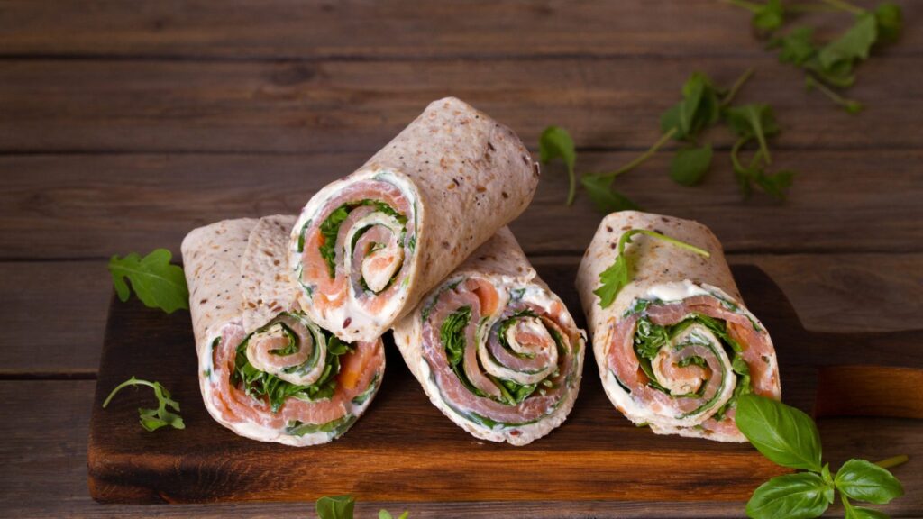Smoked Salmon & Cream Cheese Wrap