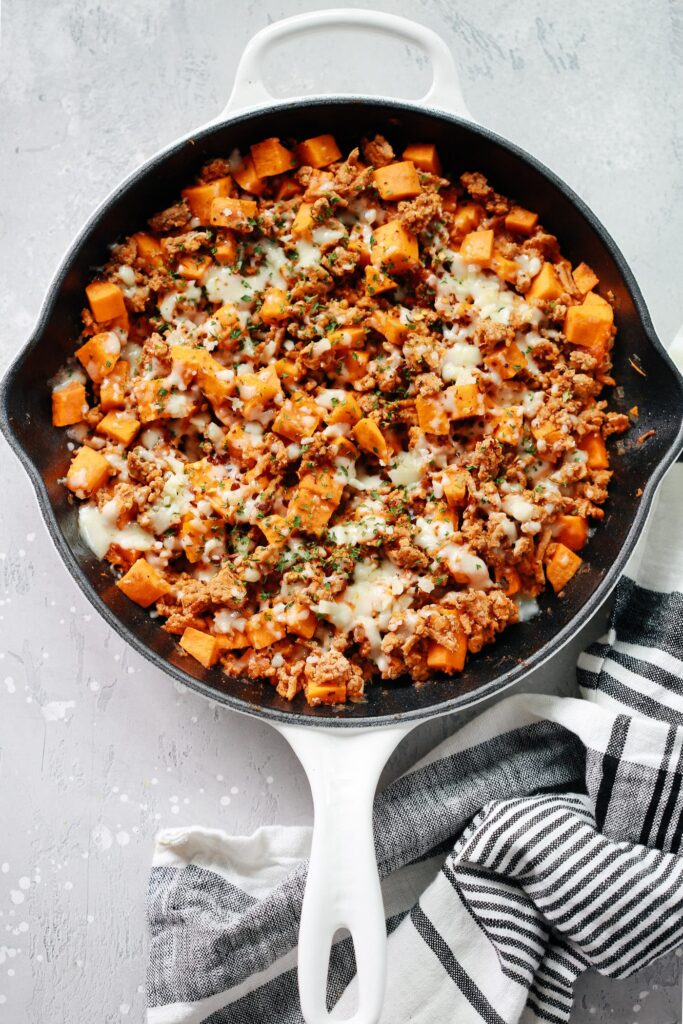 Turkey & Sweet Potato Skillet