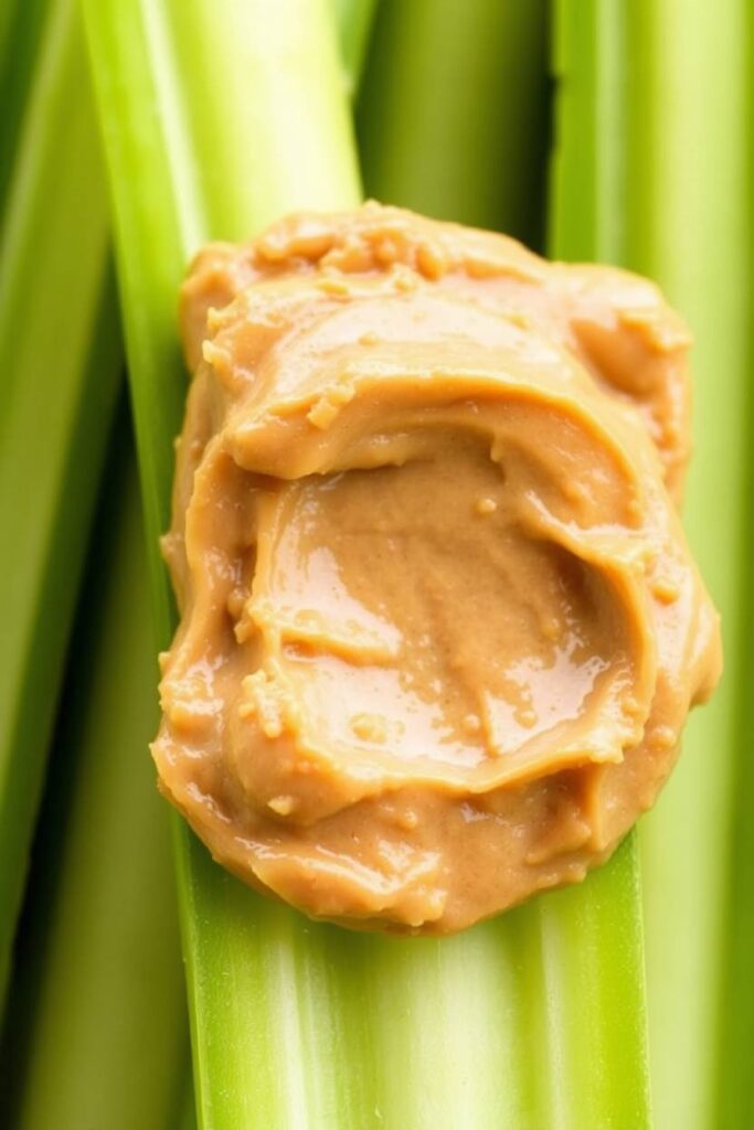 Almond Butter on Celery