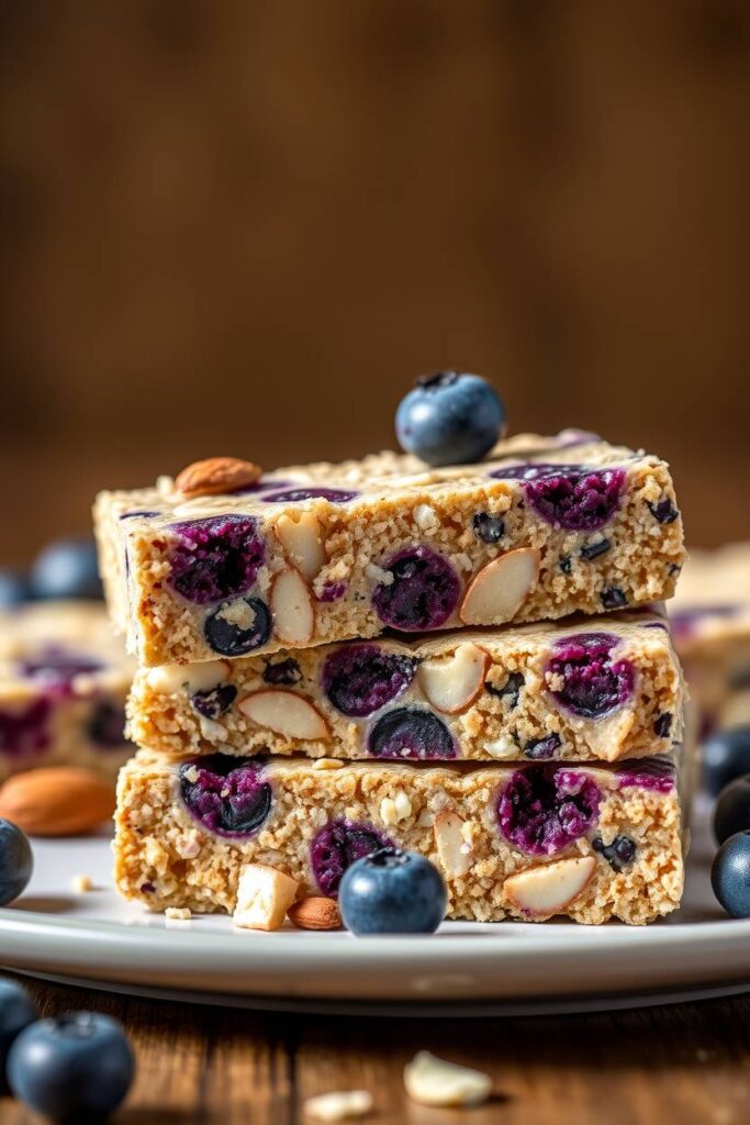 Blueberry Almond Protein Bars