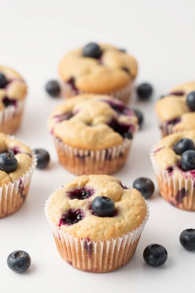 Blueberry Greek Yogurt Muffins