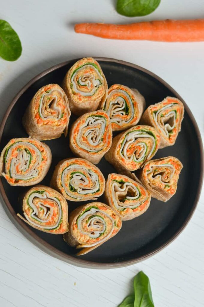Cheese and Turkey Roll-Ups