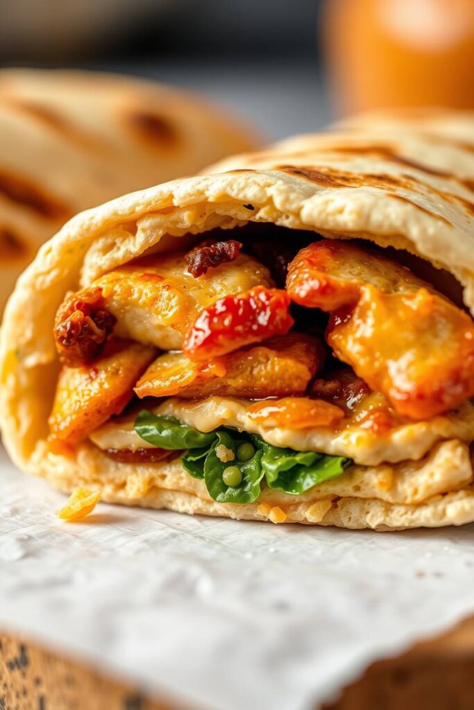 Chicken and Hummus Pita Pocket