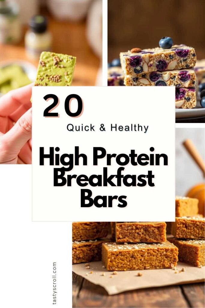 High Protein Breakfast Bars