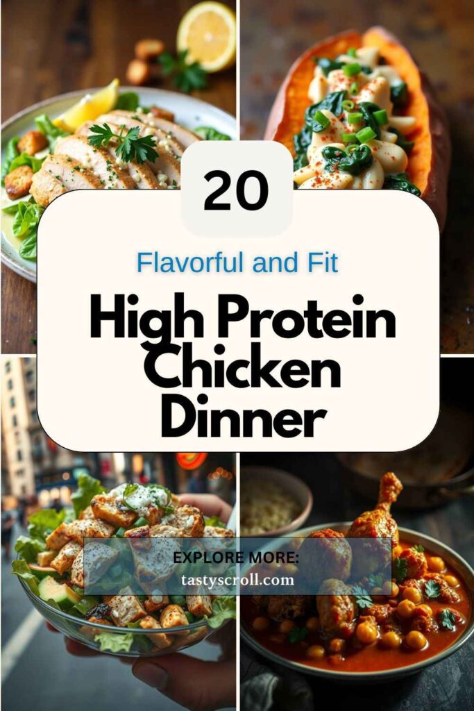 High Protein Chicken Dinner