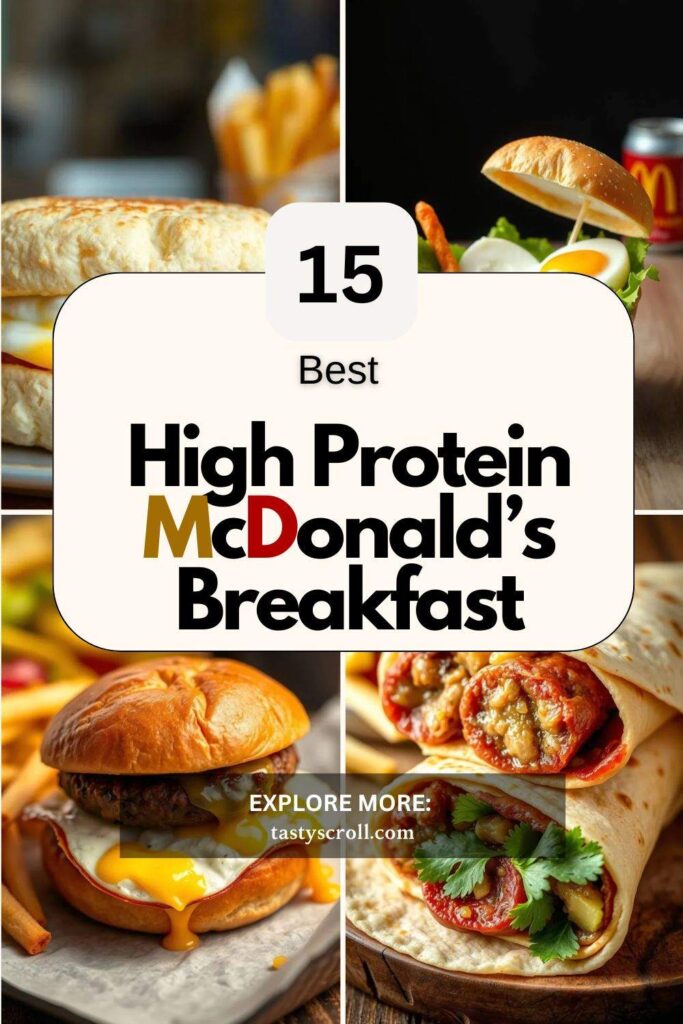 High Protein McDonald’s Breakfast