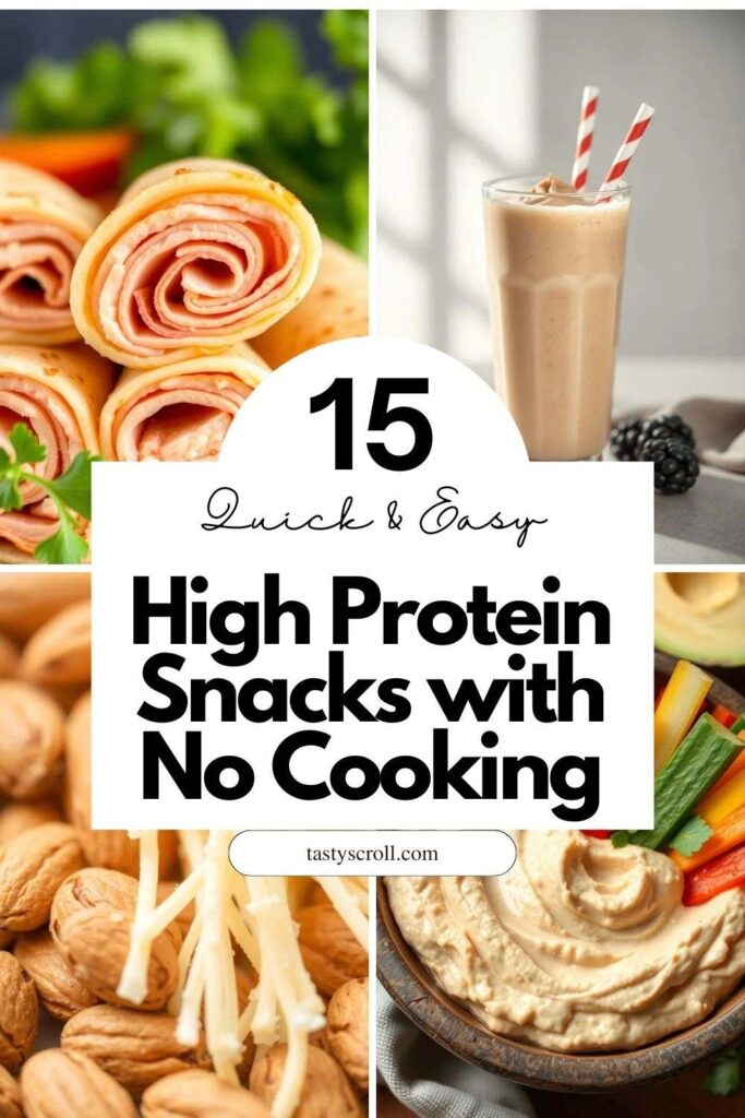 High Protein Snacks with No Cooking
