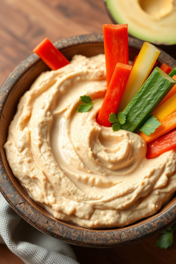 Hummus with Veggie Sticks