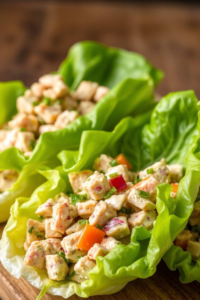 Tuna Salad Lettuce Boats