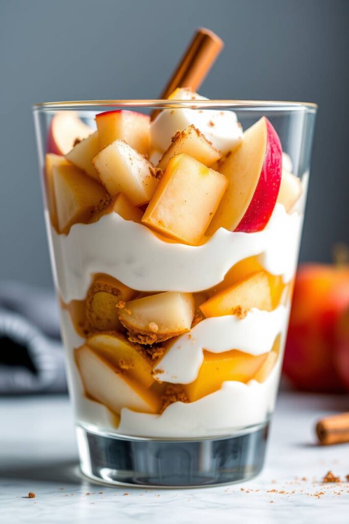 Apple Cinnamon Greek Yogurt Parfait