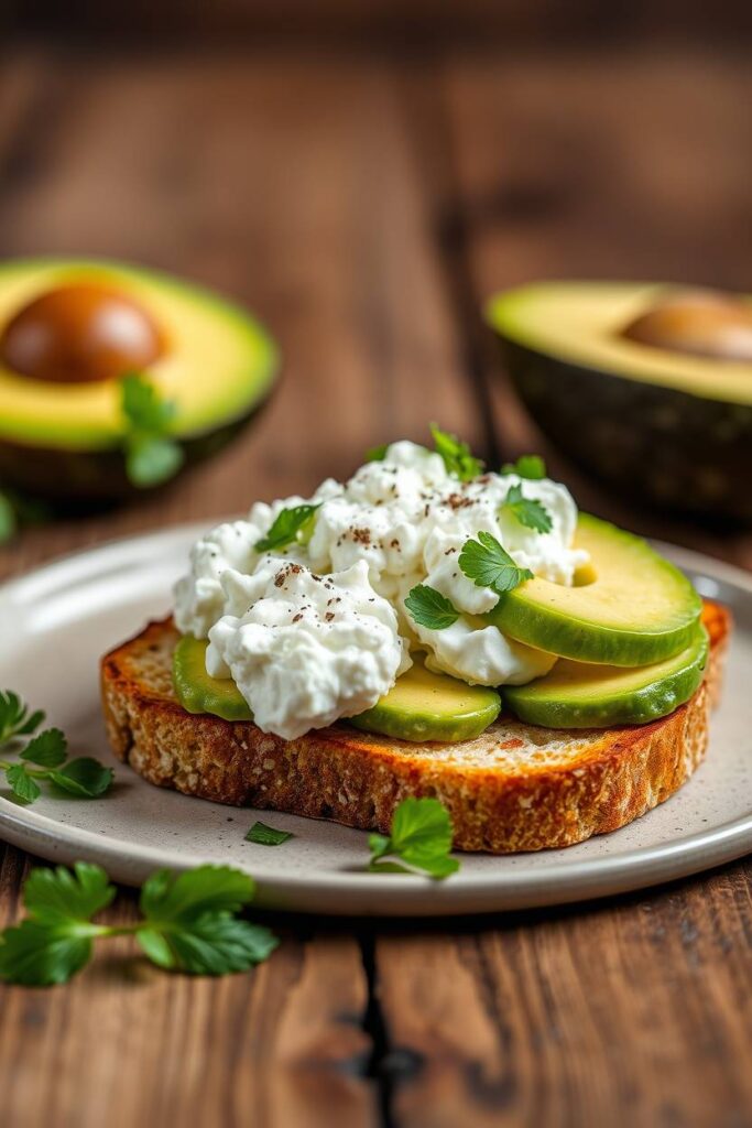 Cottage Cheese and Avocado Toast