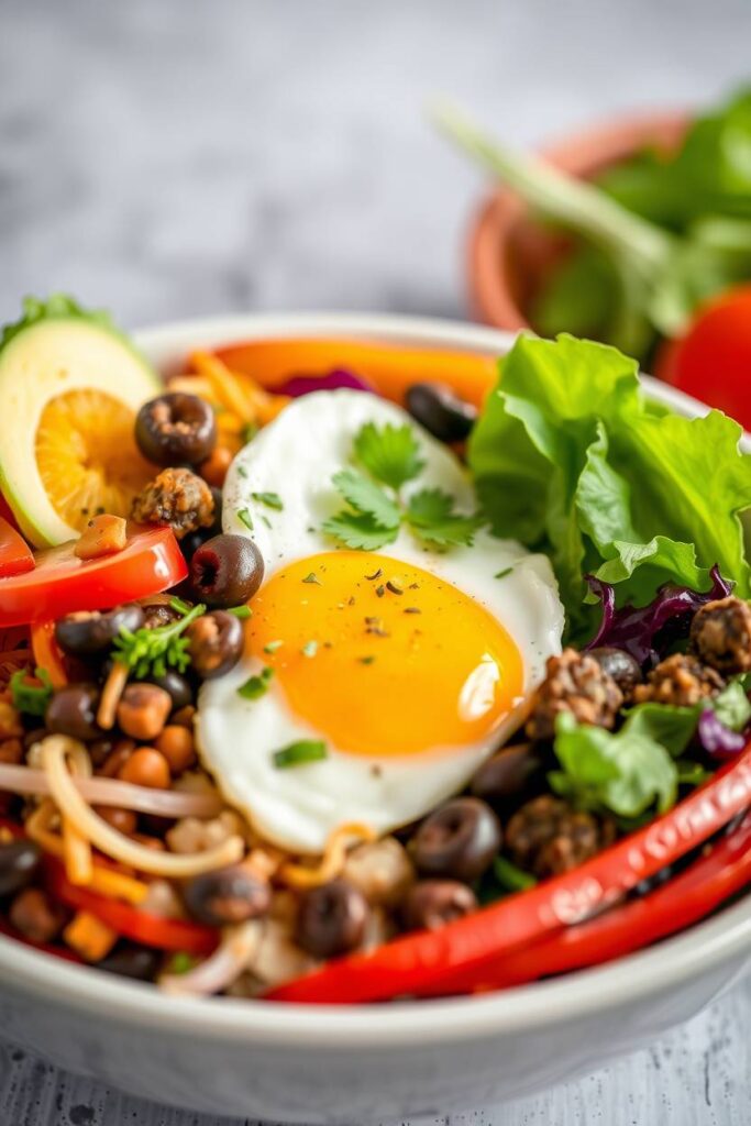 Egg and Veggie Power Bowl