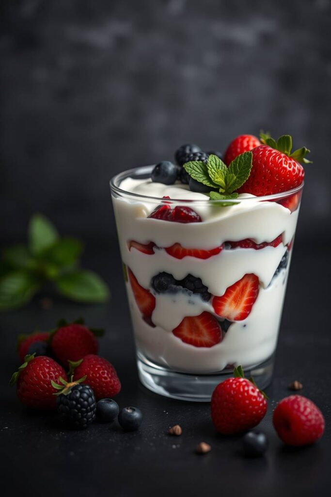 Greek Yogurt Parfait with Berries