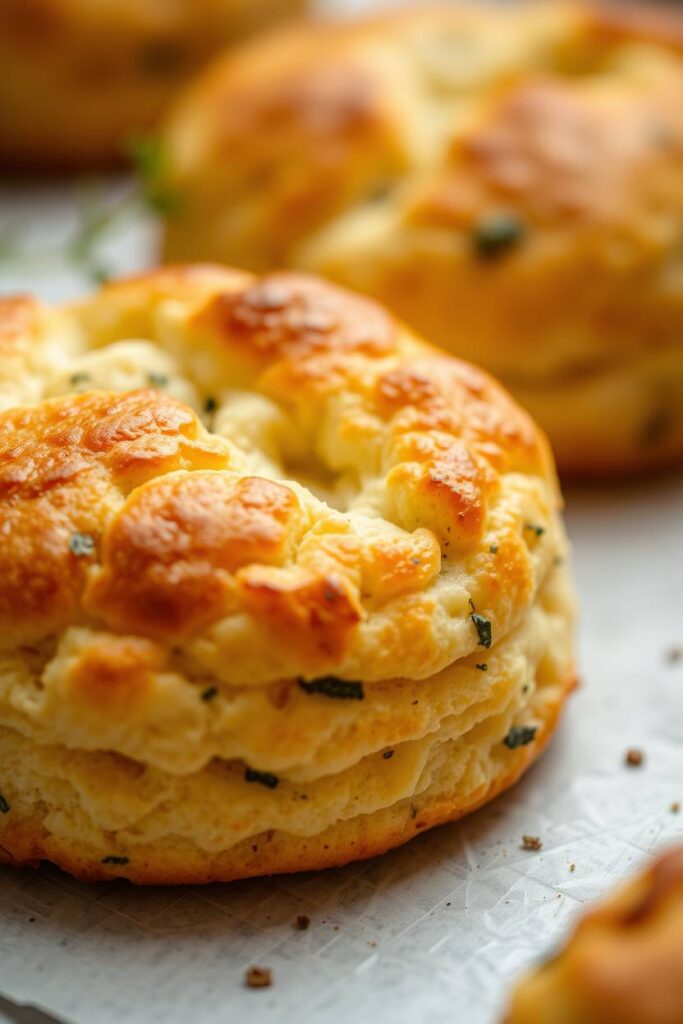 Greek Yogurt and Herb Biscuits
