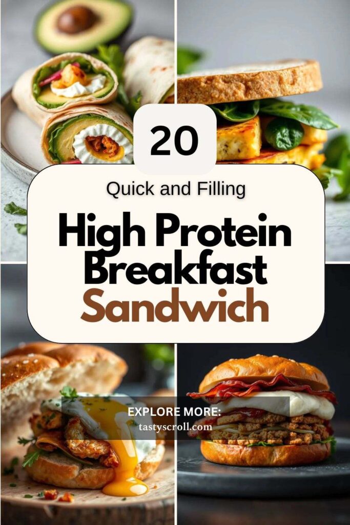 High Protein Breakfast Sandwich