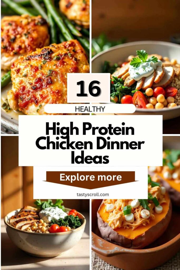 High Protein Chicken Dinner