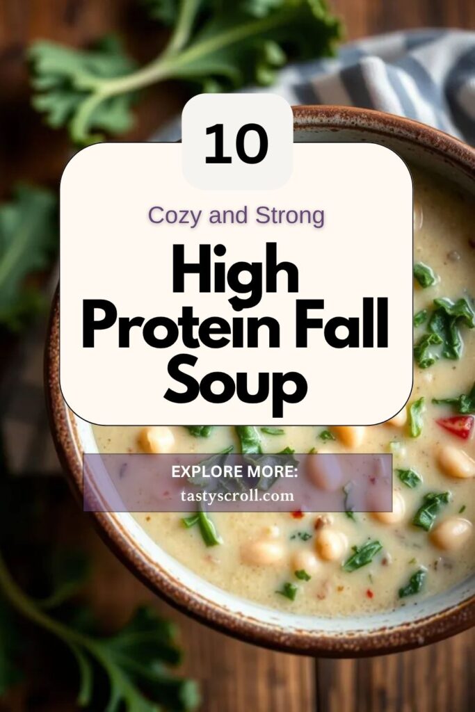 High Protein Fall Soup