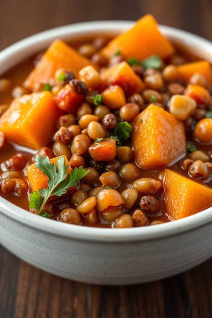 Lentil and Sweet Potato Stew