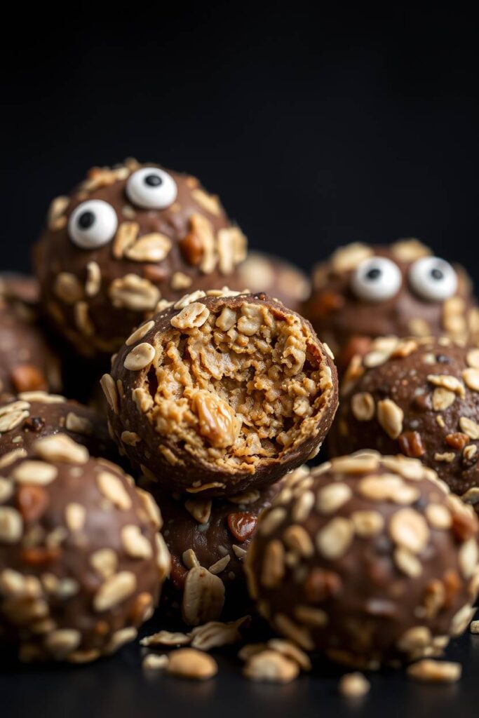 Monster Protein Balls with Oats and Nut Butter