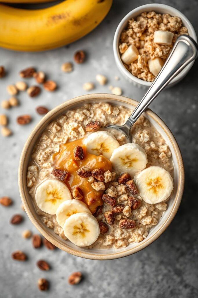 Peanut Butter Banana Oat Bowl