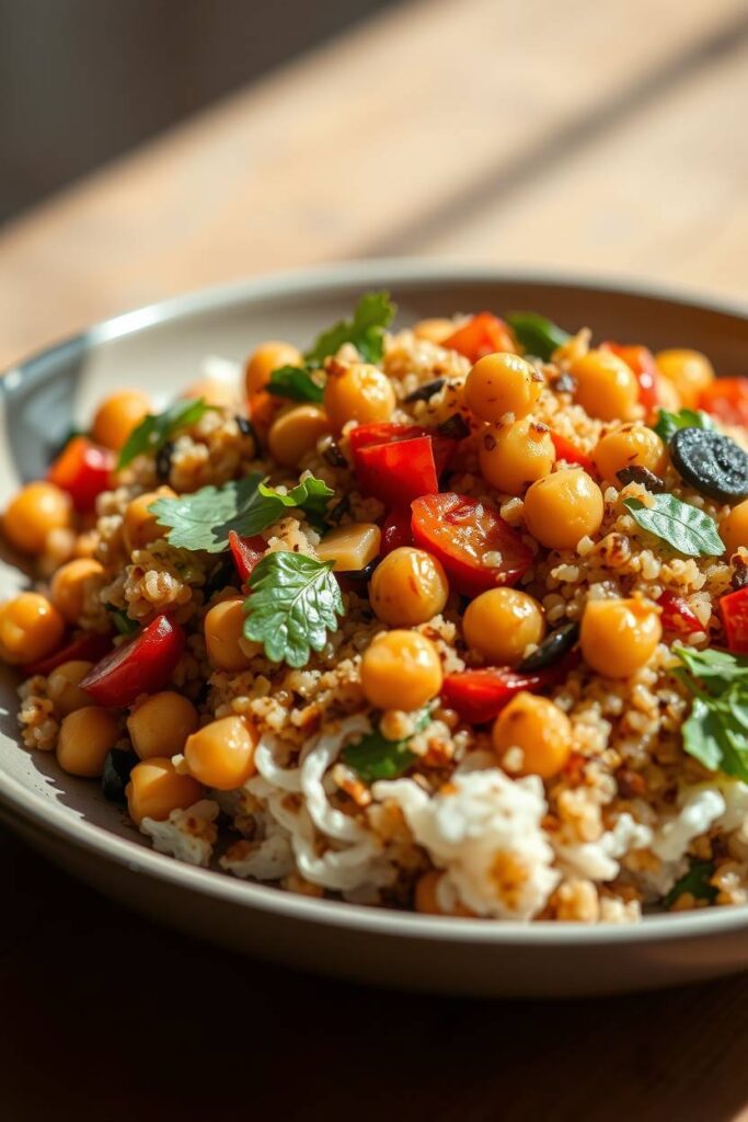 Quinoa Chickpea Stir-Fry