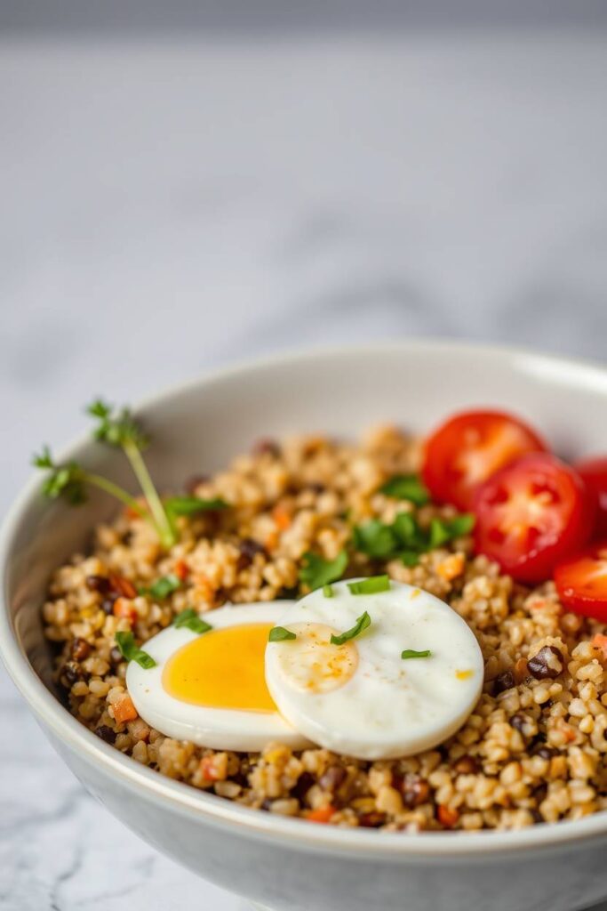 Savory Quinoa and Egg Bowl