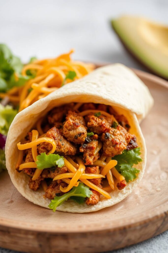 Tempeh Wrap with Mustard Slaw