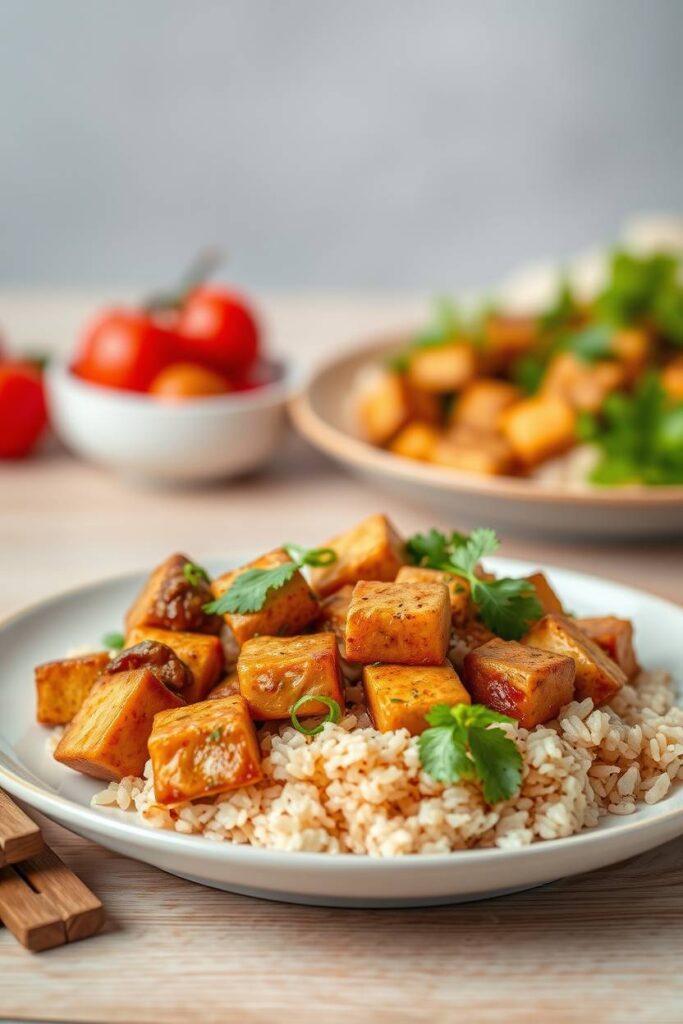 Tofu Stir-Fry with Brown Rice