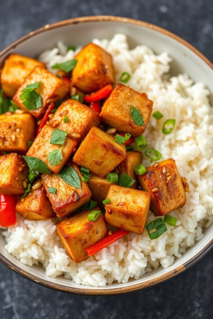 Tofu Stir-Fry with Rice