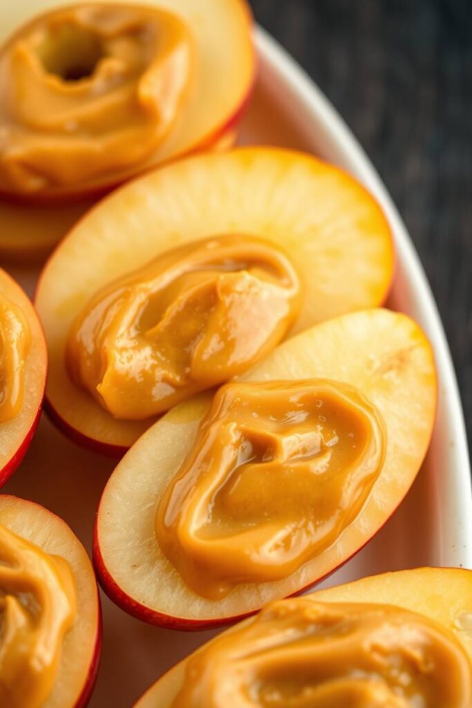 Apple Slices with Peanut Butter