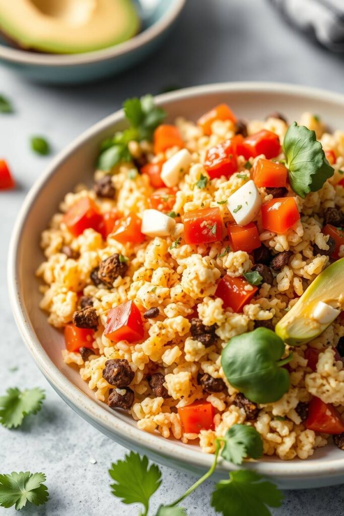 Cauliflower Rice Taco Salad