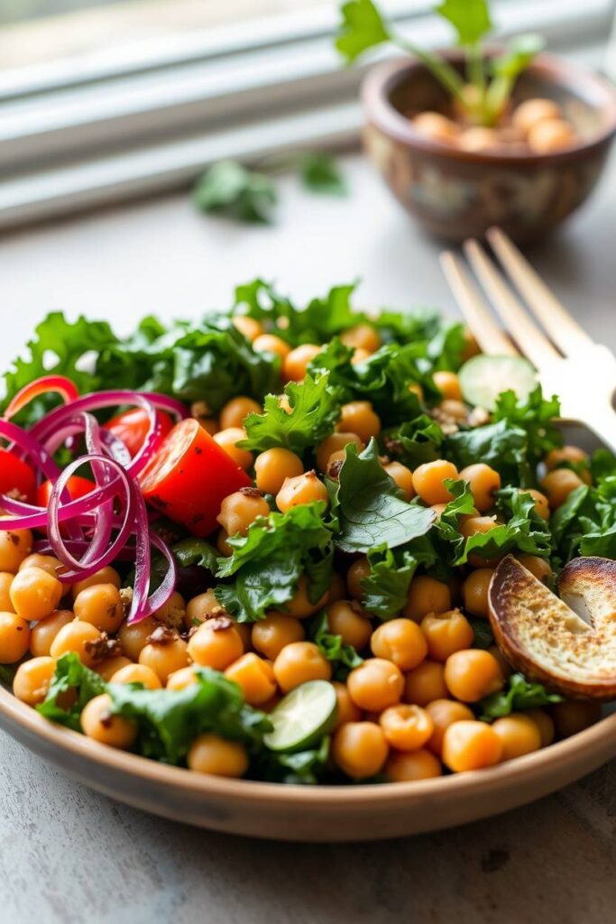Chickpea and Kale Power Salad