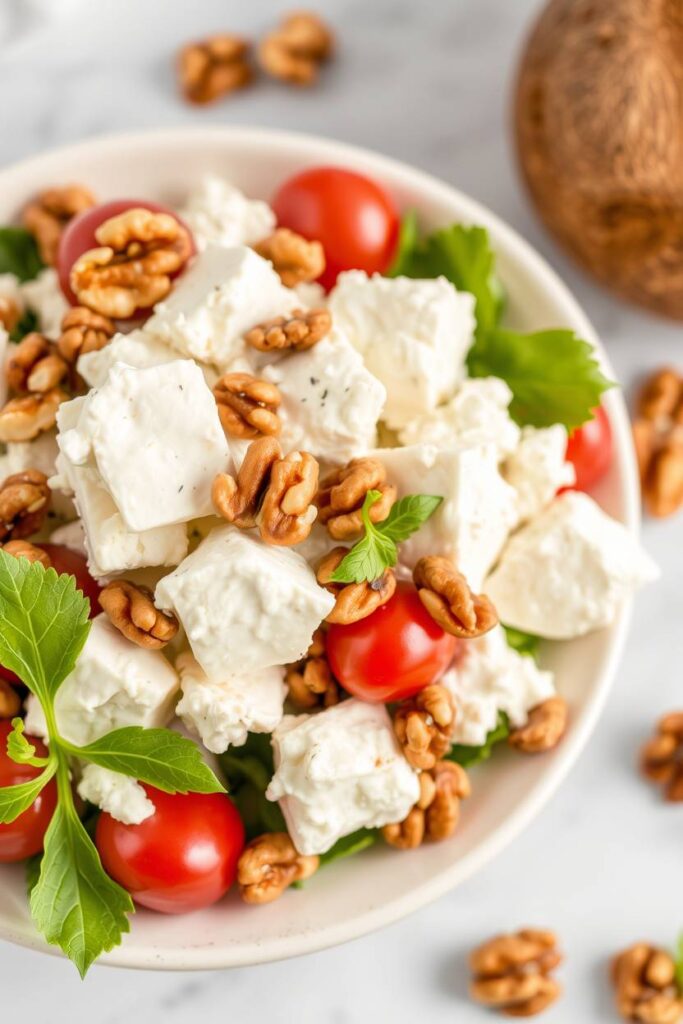 Cottage Cheese and Walnut Salad