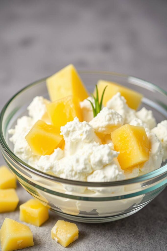 Cottage Cheese with Pineapple