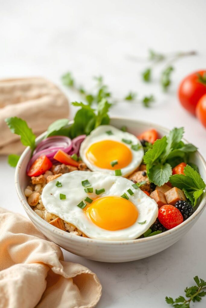 Egg and Veggie Power Bowl