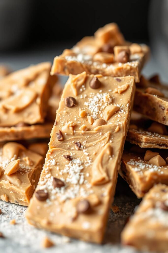 Frozen Peanut Butter Protein Bark