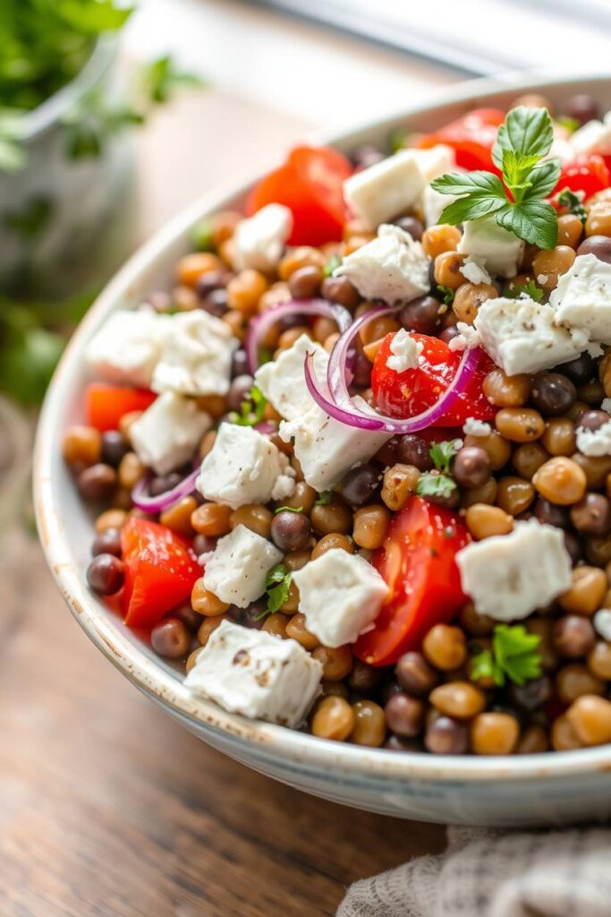 Greek Lentil and Feta Salad