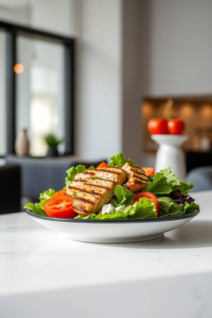 Grilled Chicken Greek Salad