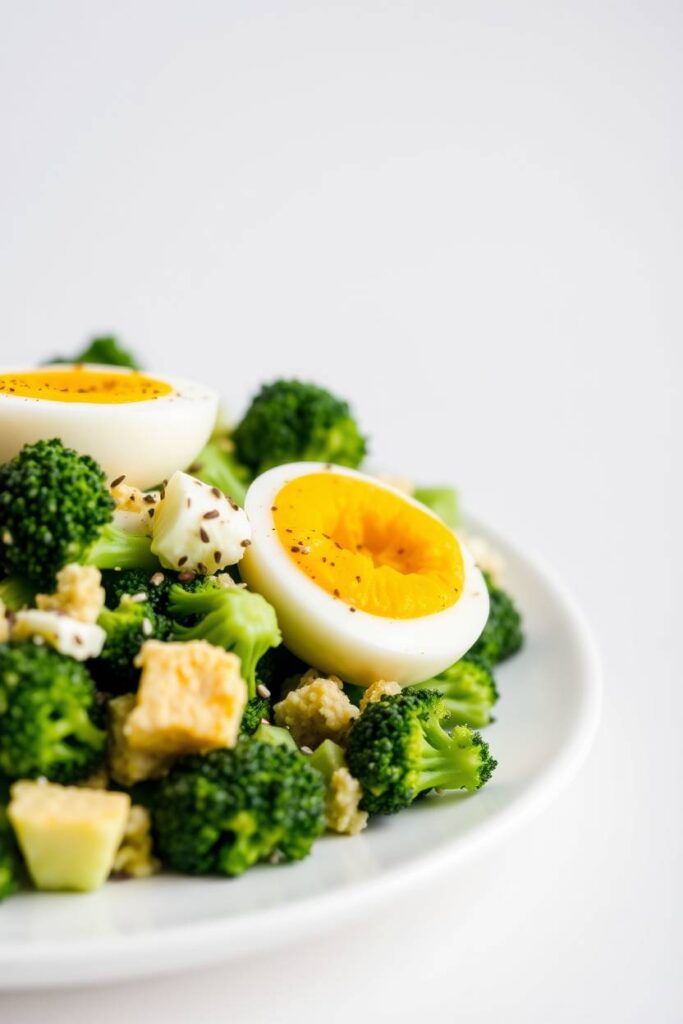 Hard-Boiled Egg and Broccoli Crunch Salad